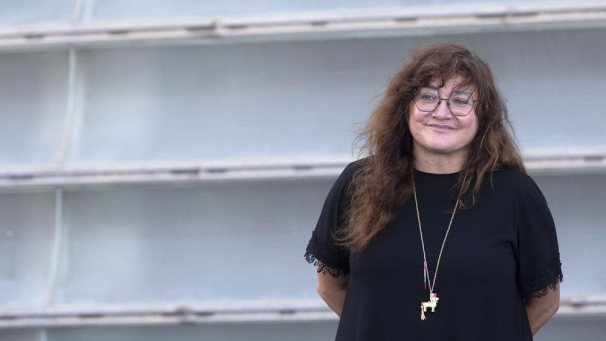 La directora y guionista Isabel Coixet posa en la presentación de 'El techo amarillo' en el festival de San Sebastián.