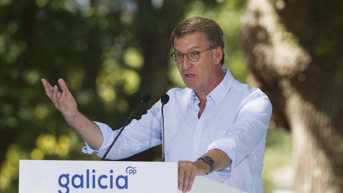 Feijóo va inaugurar ahir el curs polític del PP en un acte a Galícia.