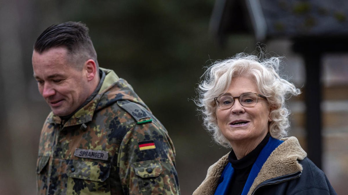 La ministra alemana de Defensa Christine Lambrech apenas ha durado un año en el cargo.