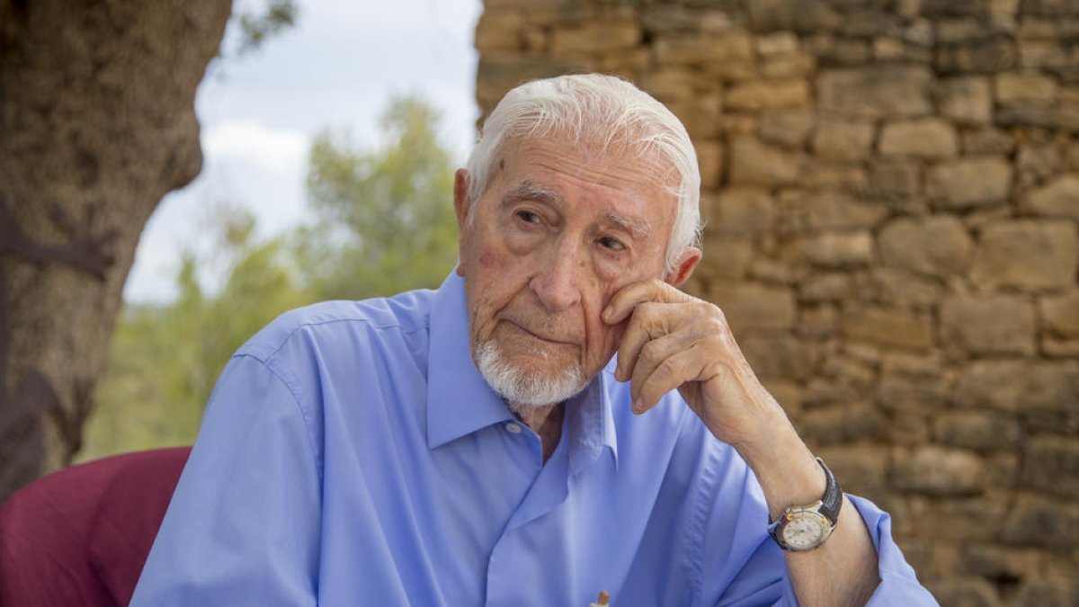 L’escriptor Josep Vallverdú.