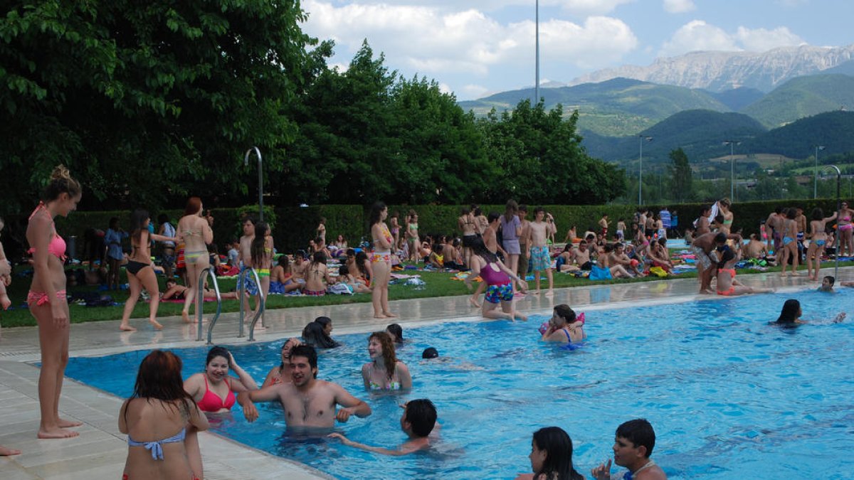 Imatge d’arxiu de les piscines de la Seu d’Urgell.