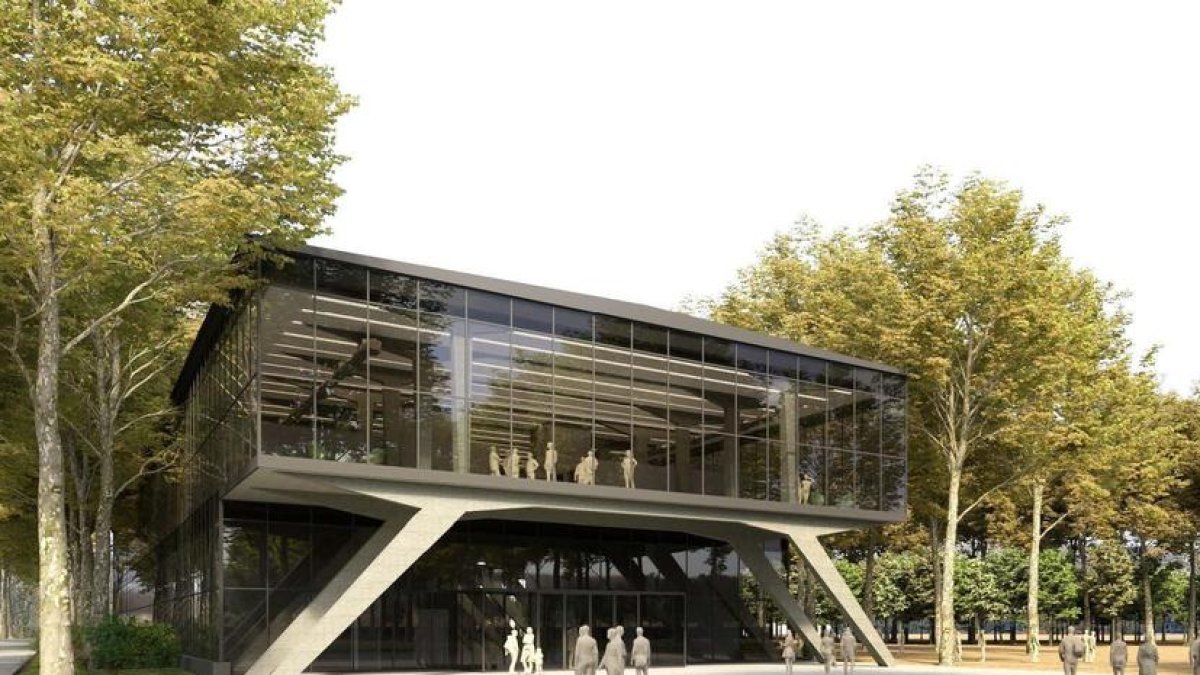 Imagen virtual de la remodelación del Palau de Vidre de los Camps Elisis de Lleida.
