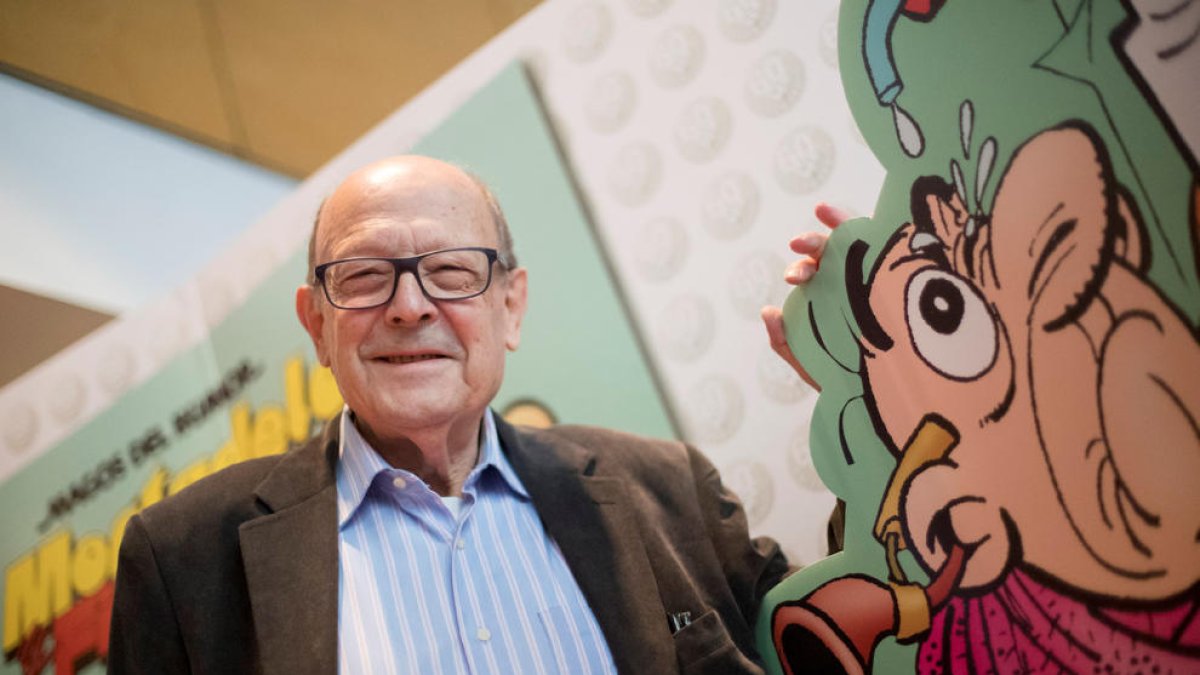 Francisco Ibáñez, el creador de personajes como Mortadelo y Filemón.