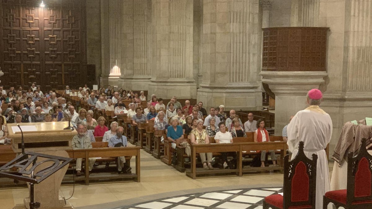 La catedral acogió ayer la Celebració de l’Enviament.