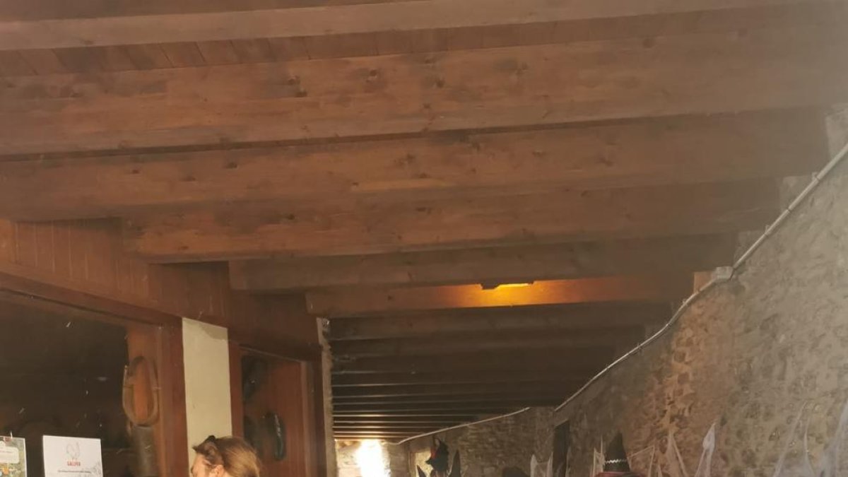 Un túnel del terror, ayer en Ribera de Cardós.