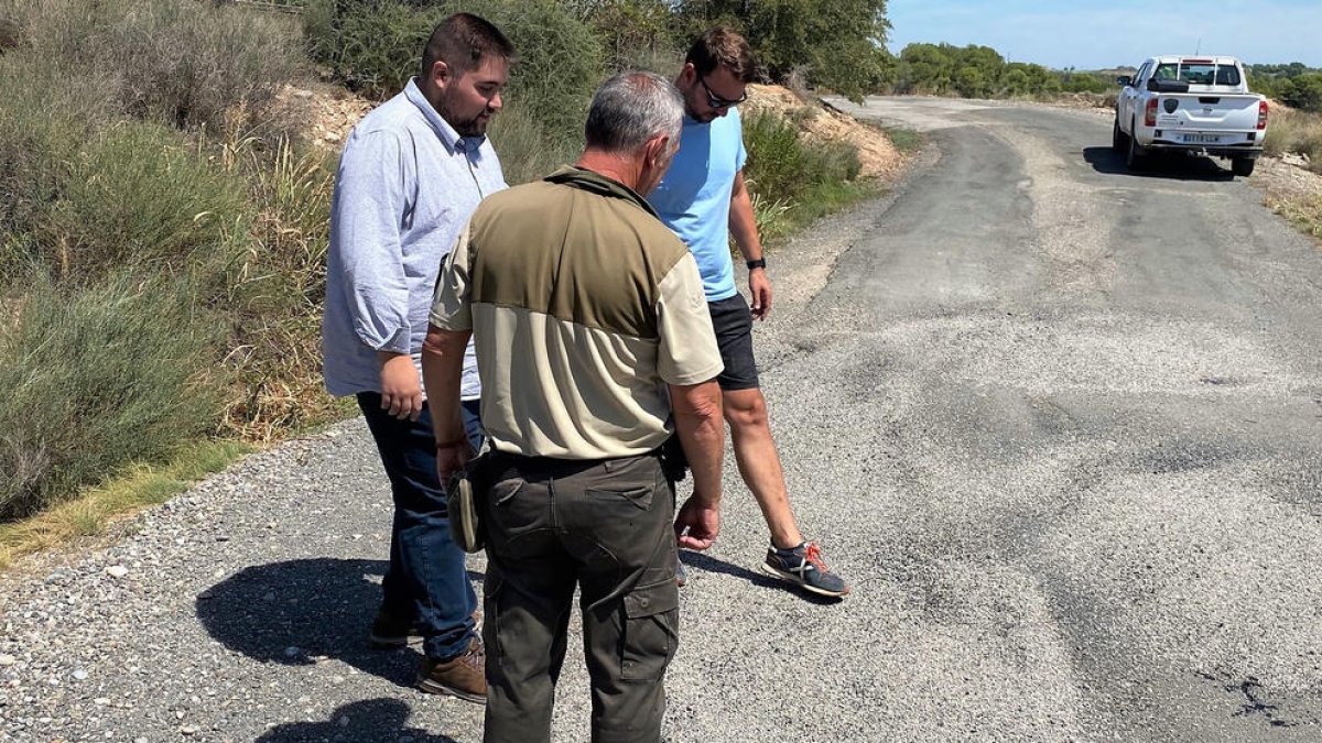 Gerard Companys i el regidor Robert Moreno van visitar les obres.