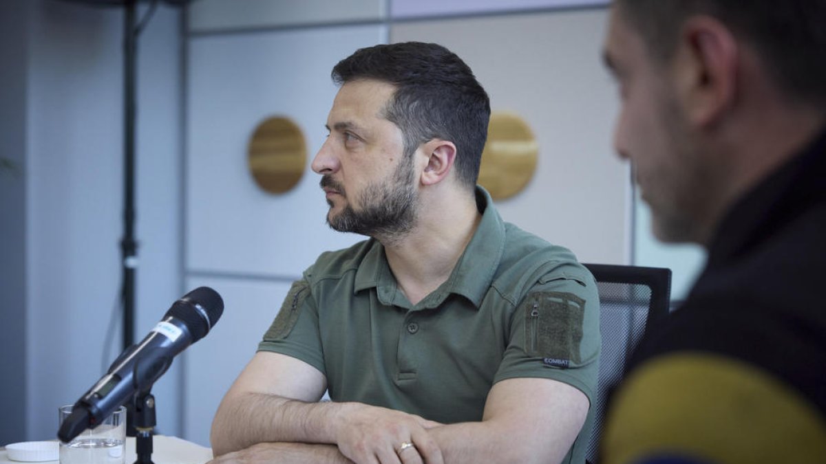 El presidente de Ucrania, Volodimir Zelenski.