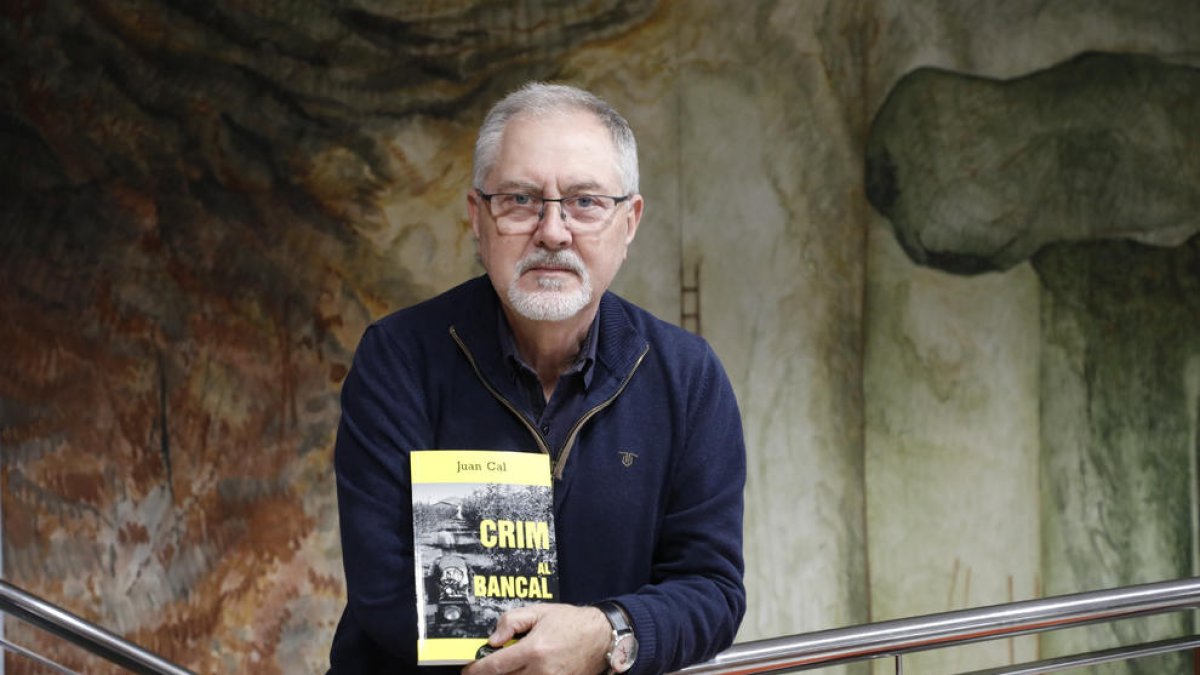 El autor de ‘Crim al bancal’, que llegará mañana a las librerías.