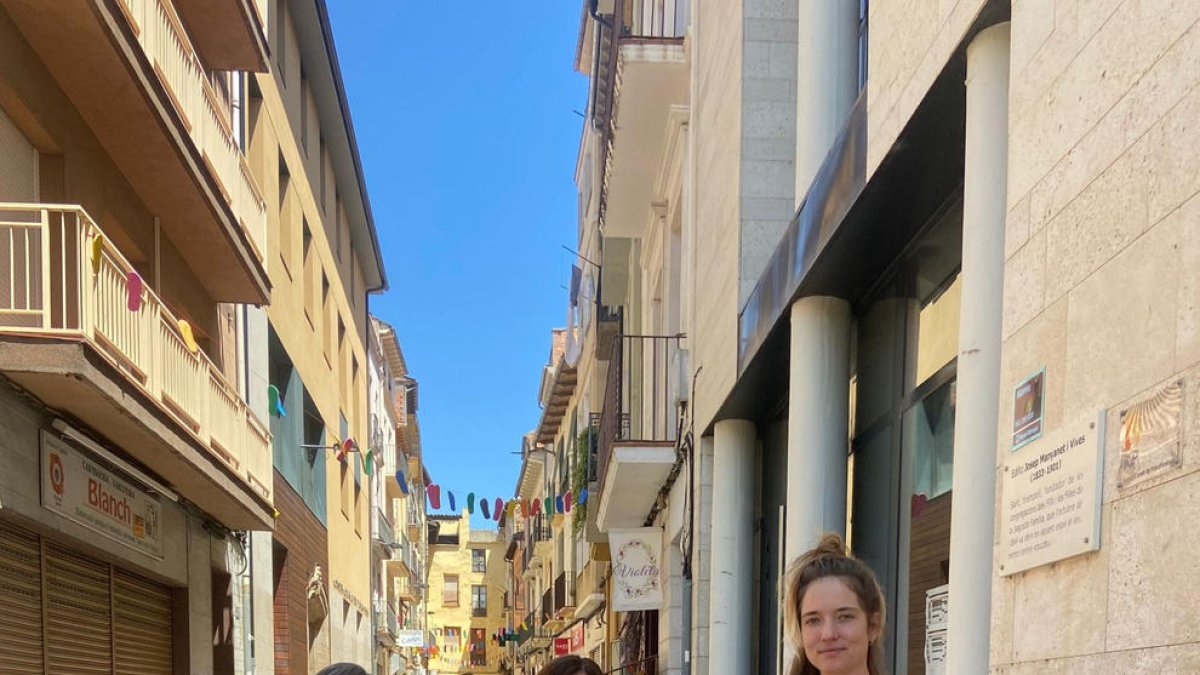 ERC va fer campanya ahir a Tremp.