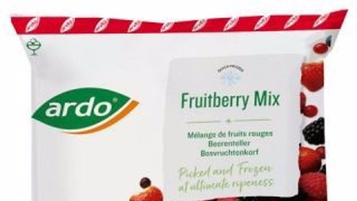 Alerta per la presència d'hepatitis A en fruites congelades Fruitberry Mix