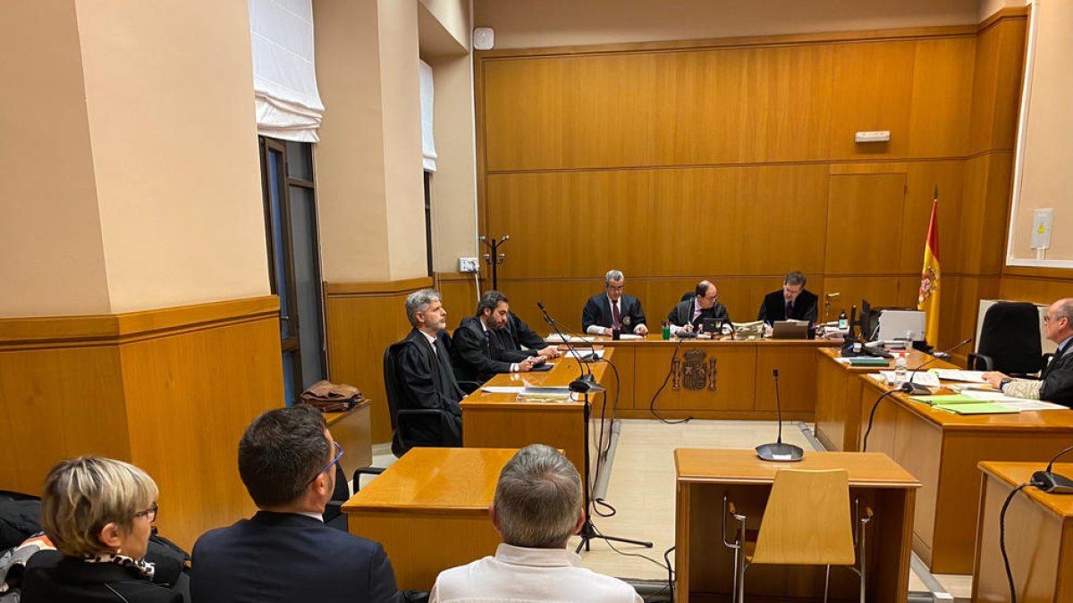 Un momento de la primera sesión del juicio celebrada ayer.
