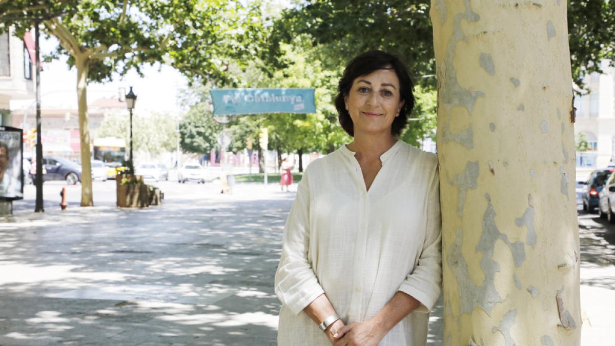 Mayte Rivero se presenta por quinta vez como candidata de Junts al Senado.