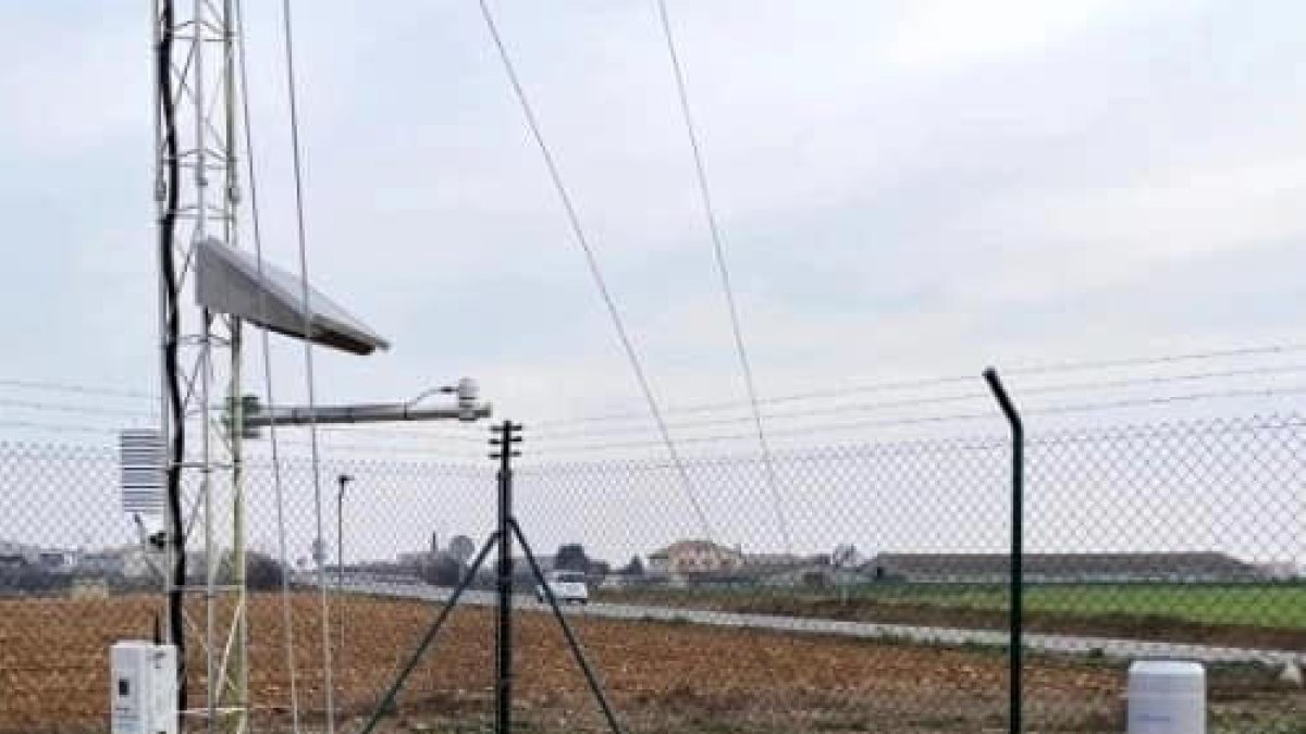 La estación meteorológica instalada en Menàrguens.