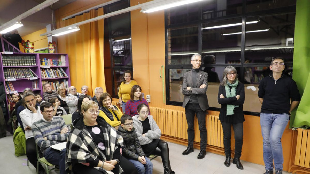 Presentación del ‘Bibliobarri’, en la escuela Príncep de Viana.