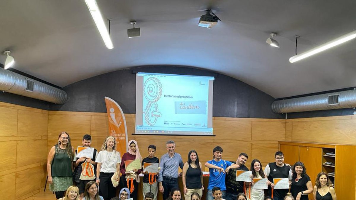 La regidoria d’Educació de Lleida va acollir ahir l’entrega dels diplomes.