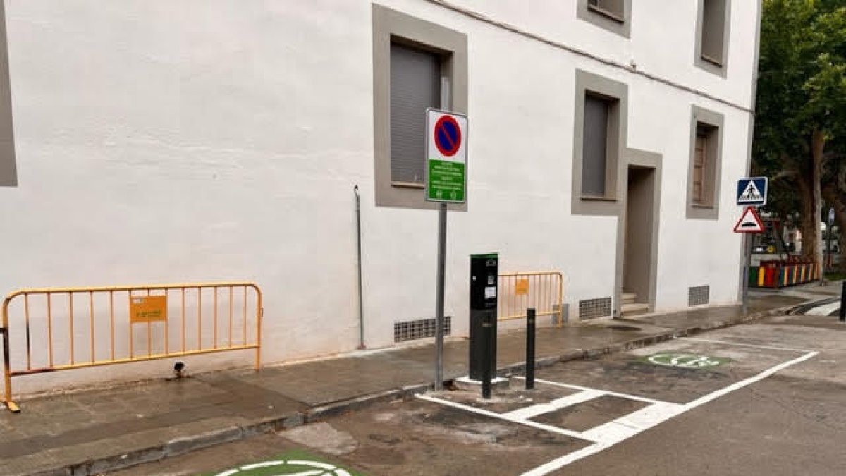 La estación de carga se ha estrenado esta semana.