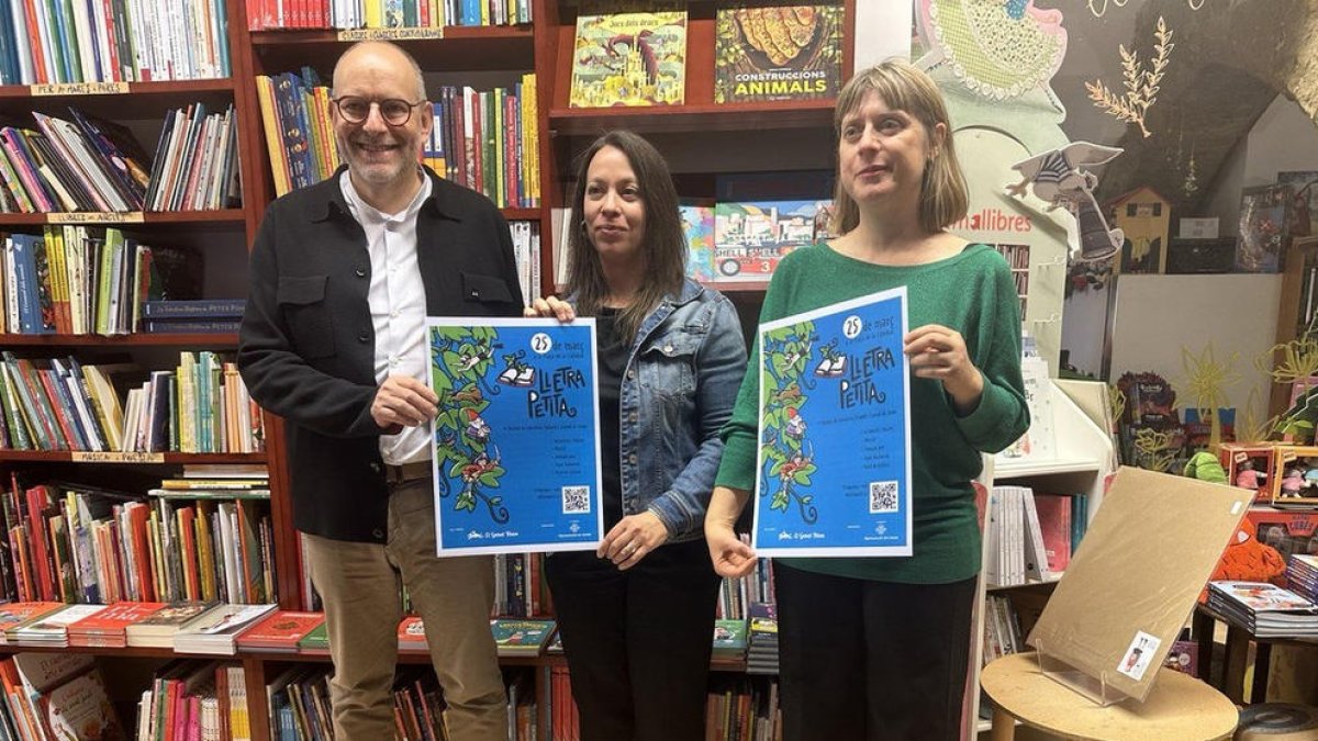 Rutllant, Segarra y París, ayer en la presentación en El Genet Blau.