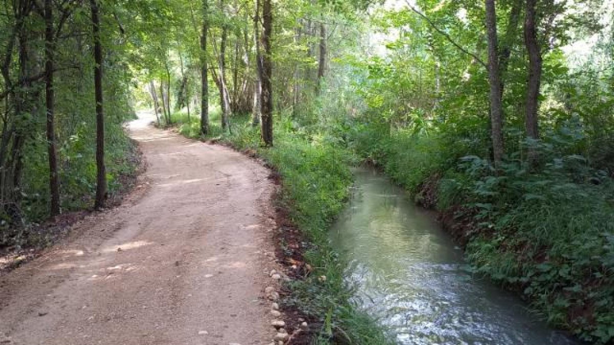 Un tramo del camino natural del Jussà.