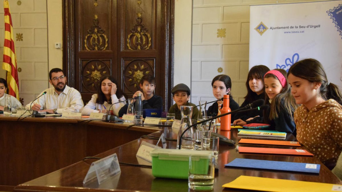 La sala de plenos del ayuntamiento acogió ayer el consejo.