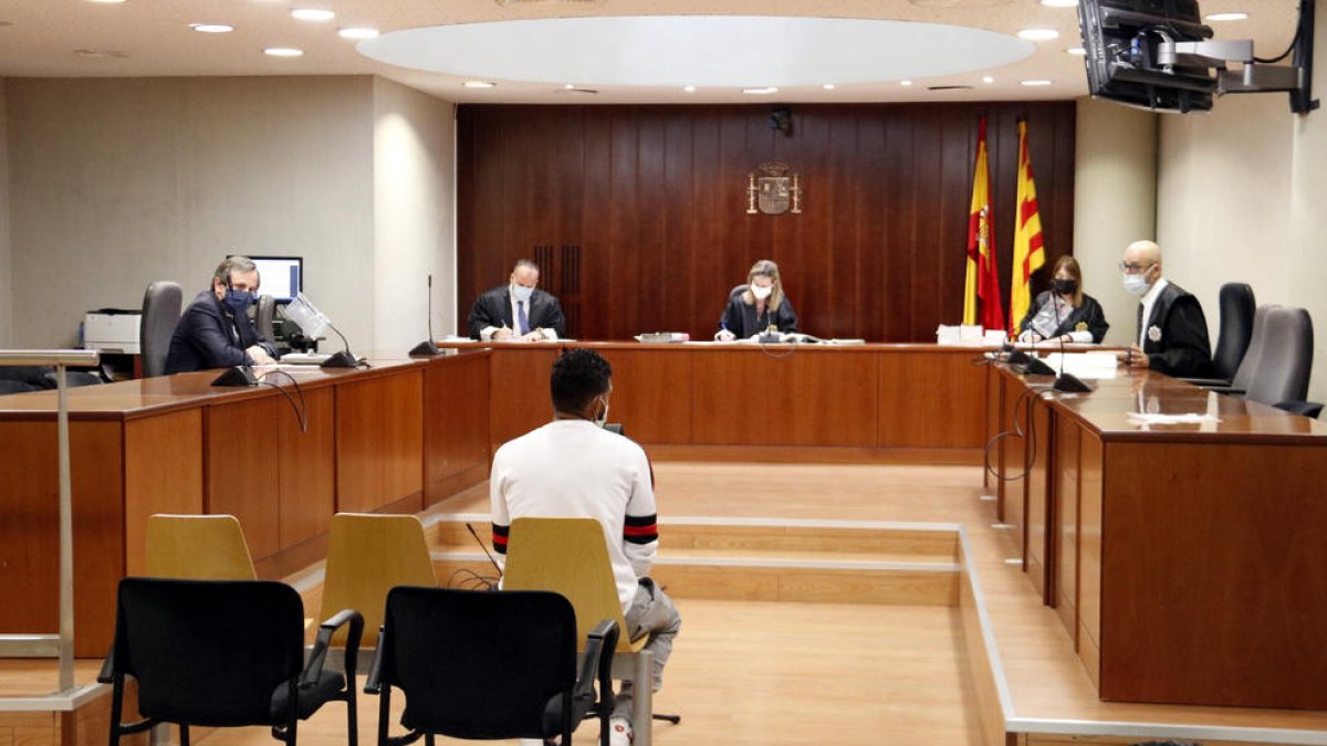 Imagen del juicio celebrado en junio de 2021 en la Audiencia.