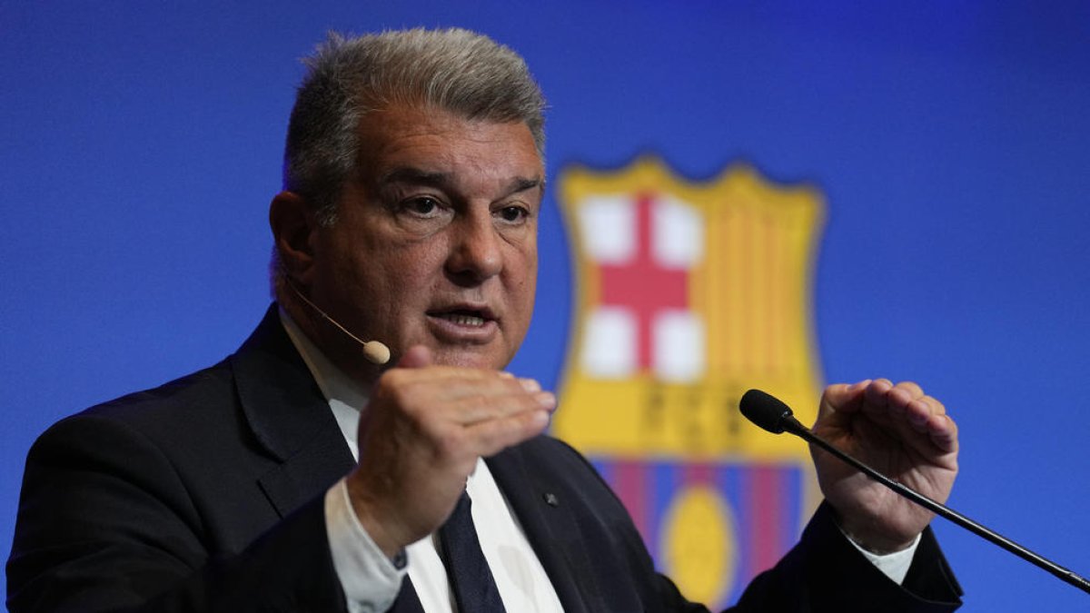 Joan Laporta, presidente del FC Barcelona.