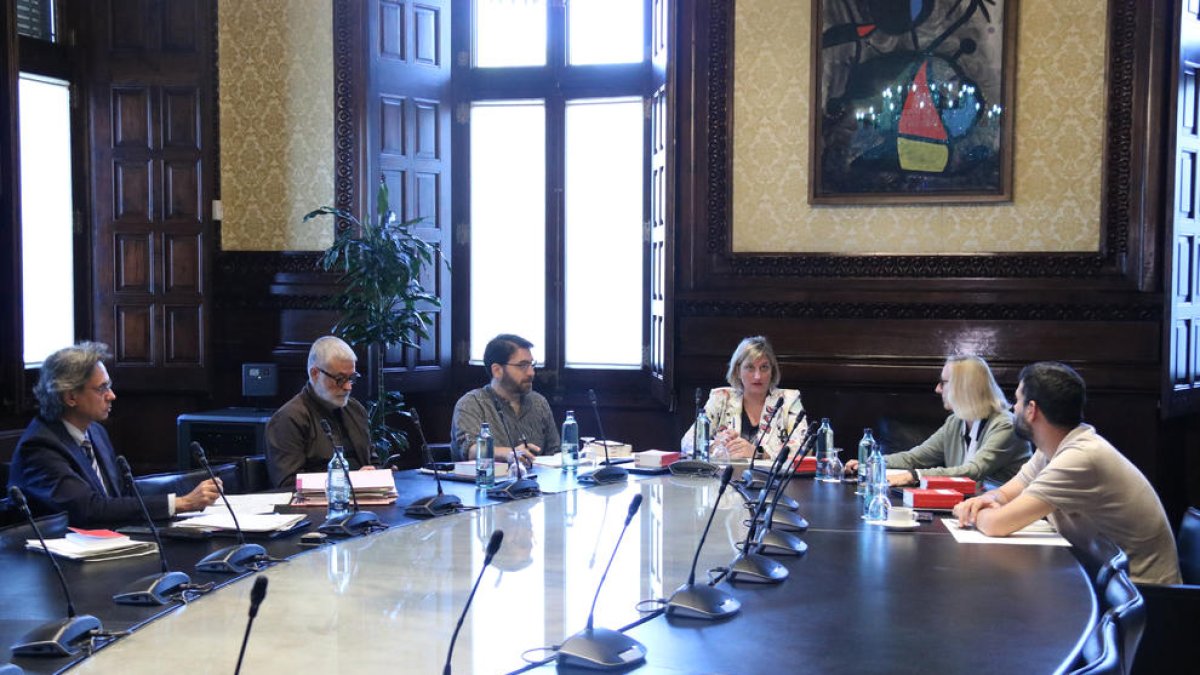 La reunión de la Mesa del Parlament.