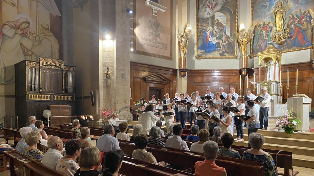 Concert d'estiu de l'Orfeó Terrall de les Borges Blanques a l'església parroquial