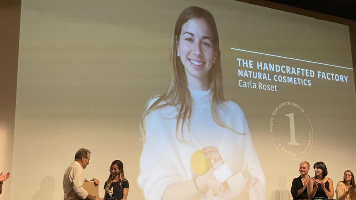 Una firma de cosmètica natural s'emporta el premi Jove Emprenedor del Pallars Jussà
