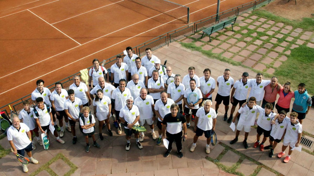 Organitzadors i participants ahir a les instal·lacions del CT Lleida.