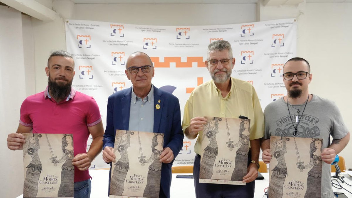 Presentació ahir dels actes d’aquest cap de setmana de la Festa de Moros i Cristians.