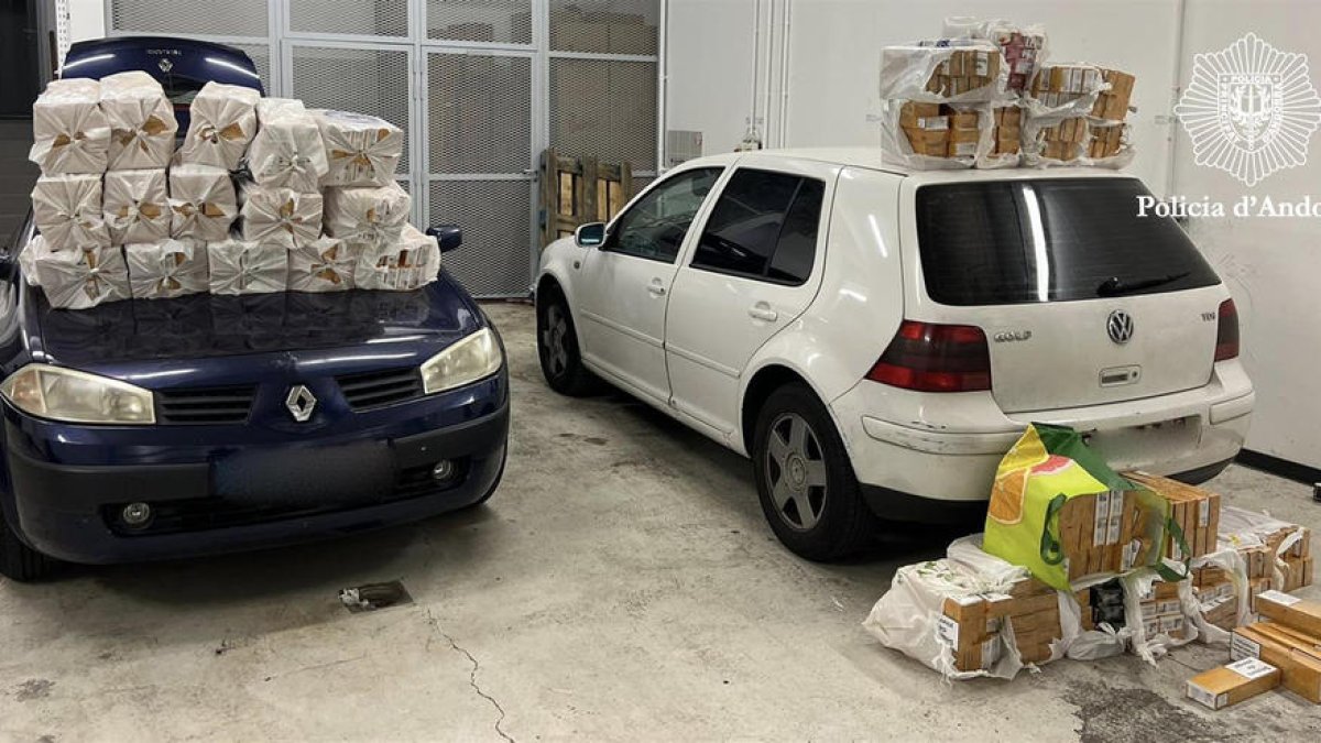 Decomisan tabaco de contrabando por valor de 17.000 euros en Andorra