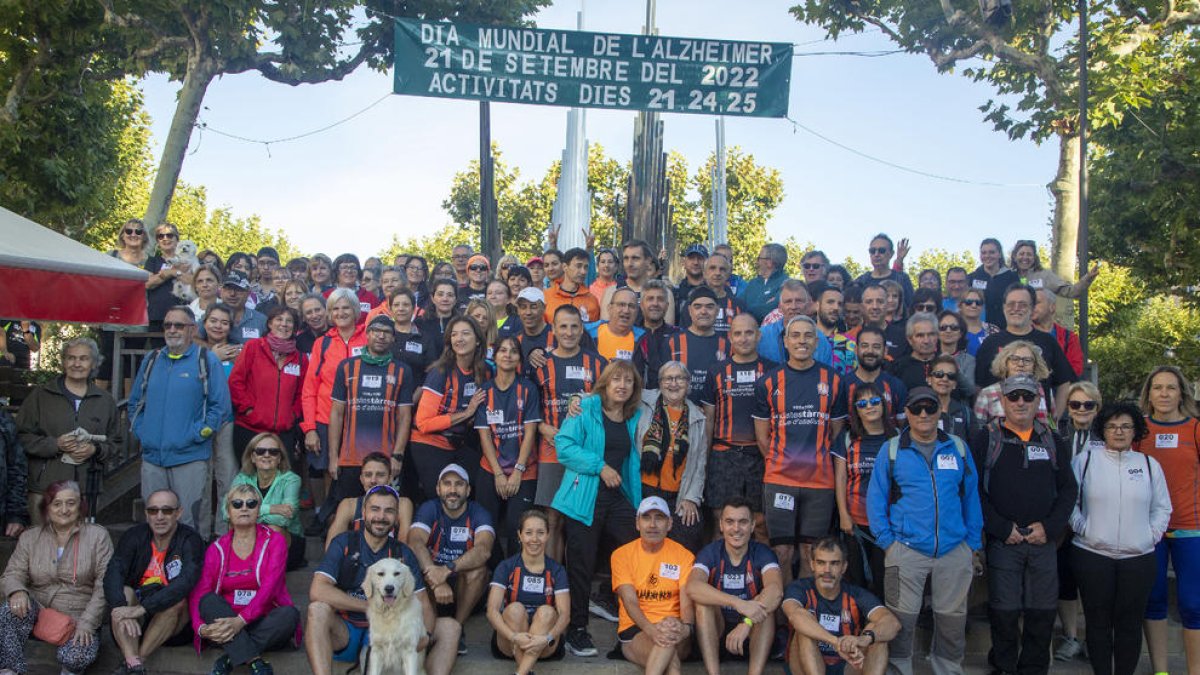 Marxa popular contra l'Alzheimer de Tàrrega amb 160 persones