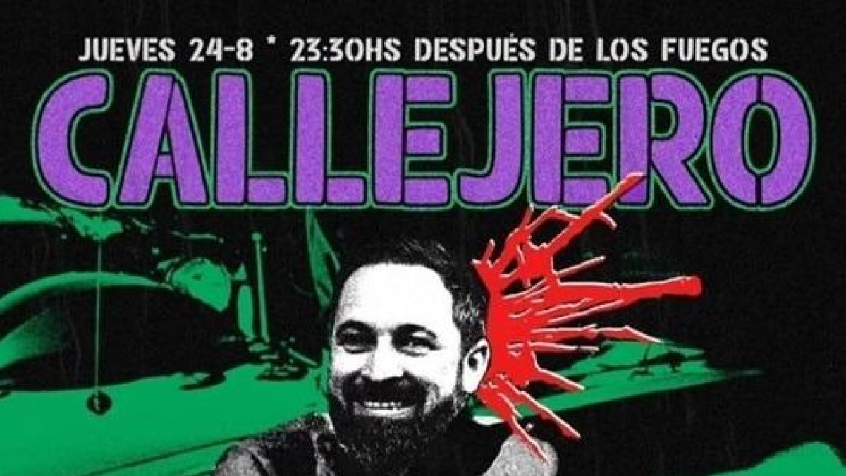 Vox denuncia el cartel de un festival de Bilbao en el cual aparece Abascal con un tiro en  la nuca