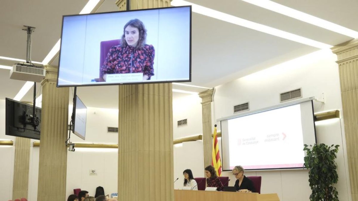 La presentació de la primera enquesta sobre violència masclista a l’entorn laboral penitenciari.
