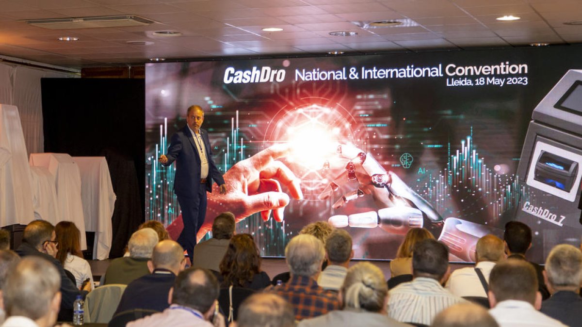 Moment de la presentació dels nous productes de CashDro.