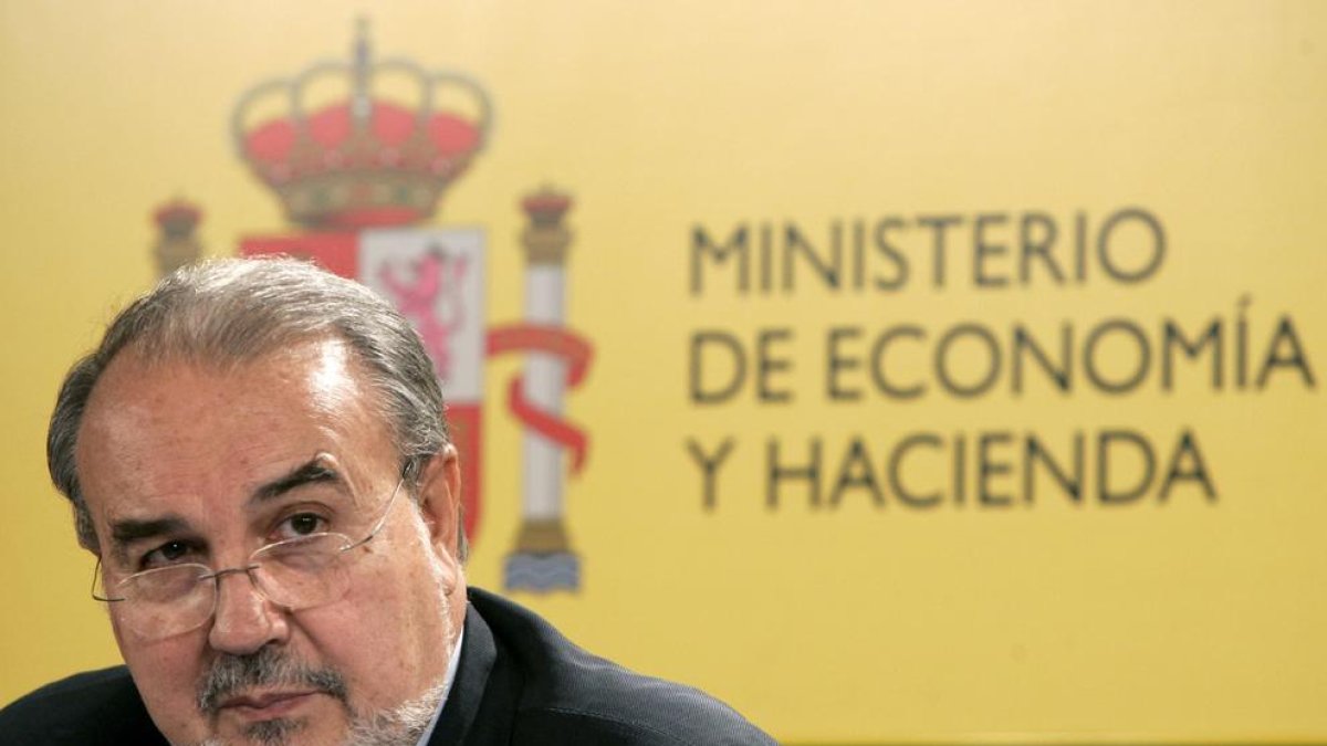 El vicepresident segon del Govern espanyol i ministre d'Economia i Hisenda, Pedro Solbes .