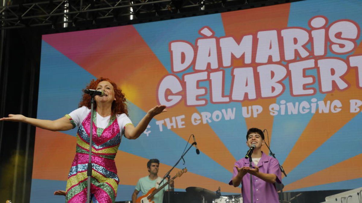 La cantant Dàmaris Gelabert va ser la gran estrella de l’última jornada del Magnífic Fest de Lleida.