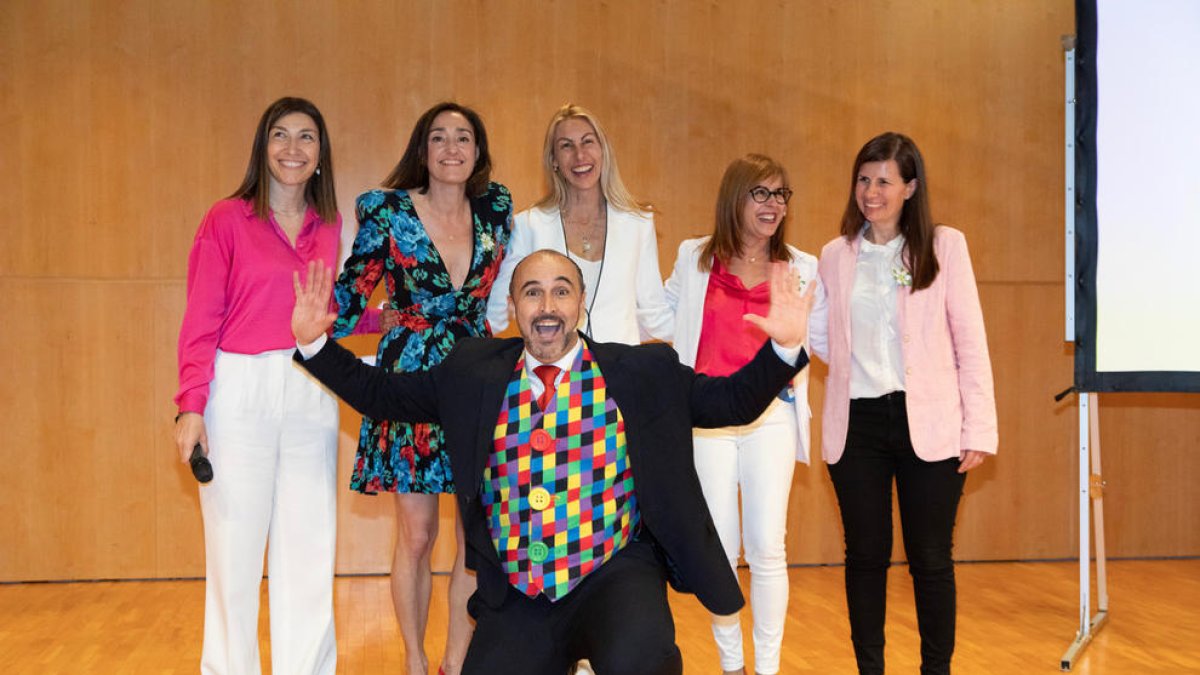 De izquierda a derecha: Núria Roure, Cristina Masachs, mentora de negocios, Dra. Radharani Jiménez, ginecóloga experta en menopausia, Mariví Chacón, Laia Vergés directora de I+D Zyrcular Foods y Alonso Pulido, conferencista y escritor.