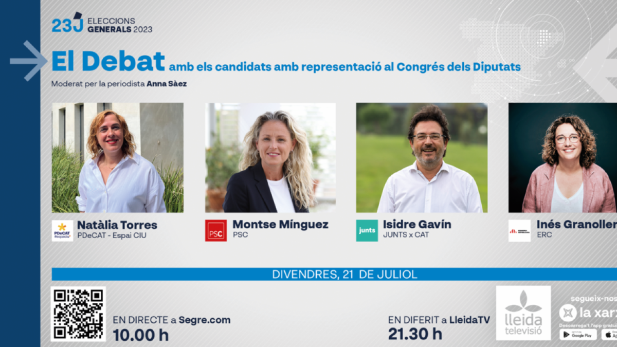 Segueix el debat de SEGRE al digital i a Lleida TV