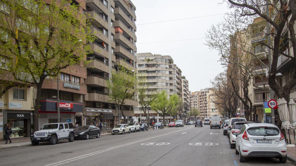 Imagen de archivo de la avenida Rovira Roure de Lleida