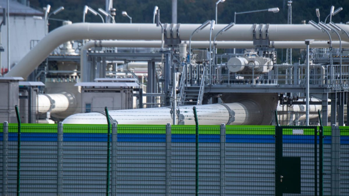 Un tram del gasoducte Nord Stream 2.