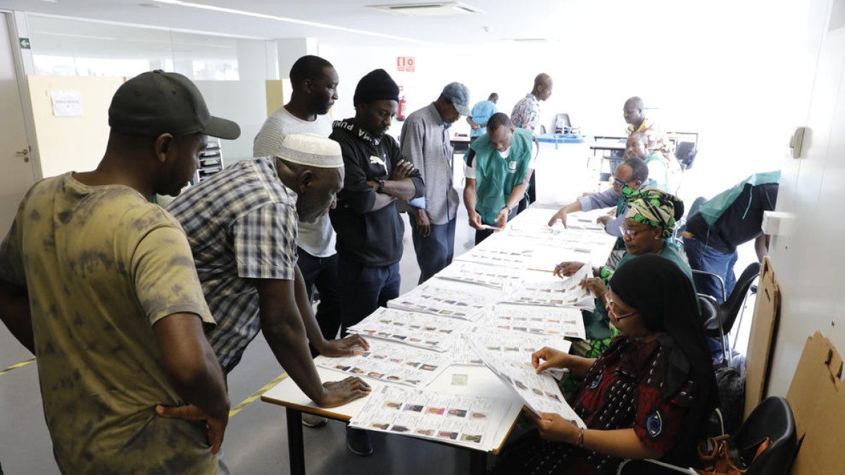 La votació de les eleccions de Mali al centre de l’Ereta.