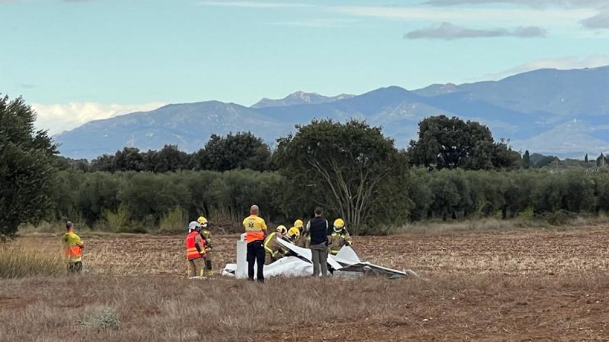 Mor el pilot d'un ultralleuger que s'ha estavellat a l'aeròdrom de Viladamat