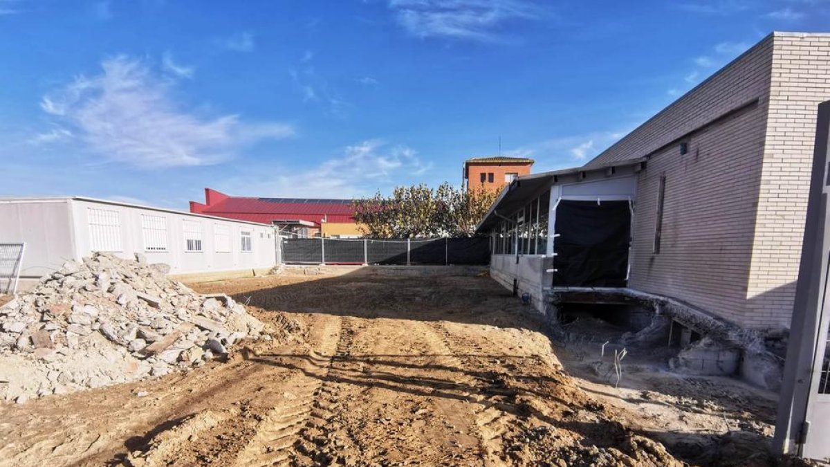 Els primers treballs a la zona.