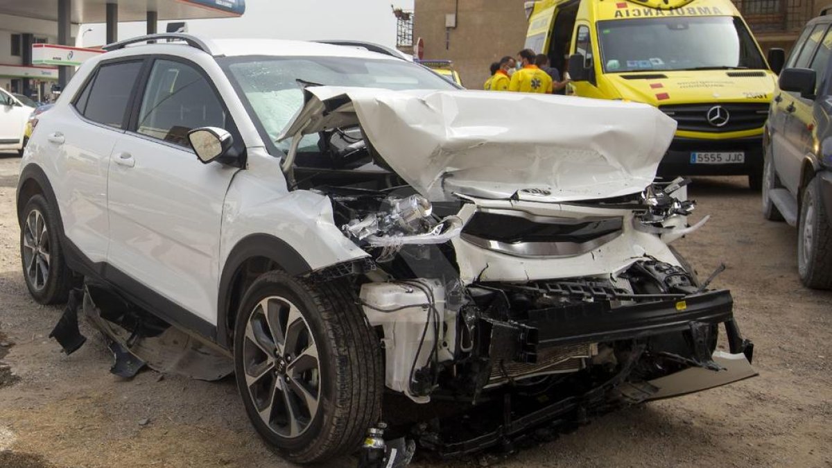 Imatge del turisme accidentat.