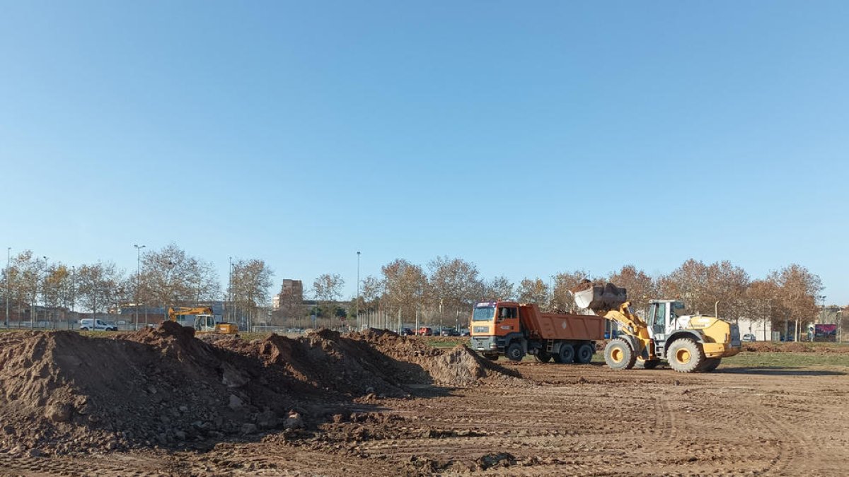 Les obres han començat a la zona del Parc Esportiu de Tàrrega.