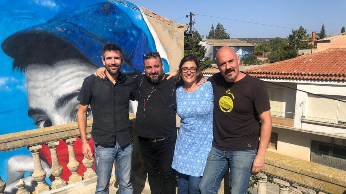 Impulsores del acuerdo entre la escuela de arte y el GarGar.