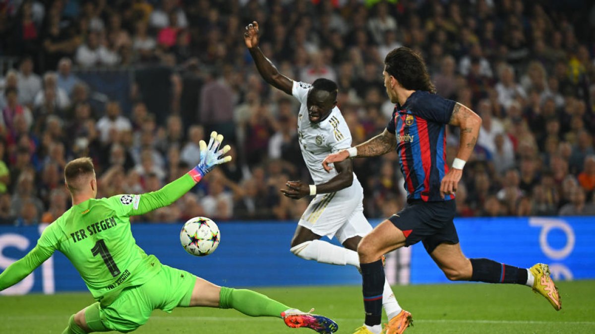Mané en un partido contra el Barcelona