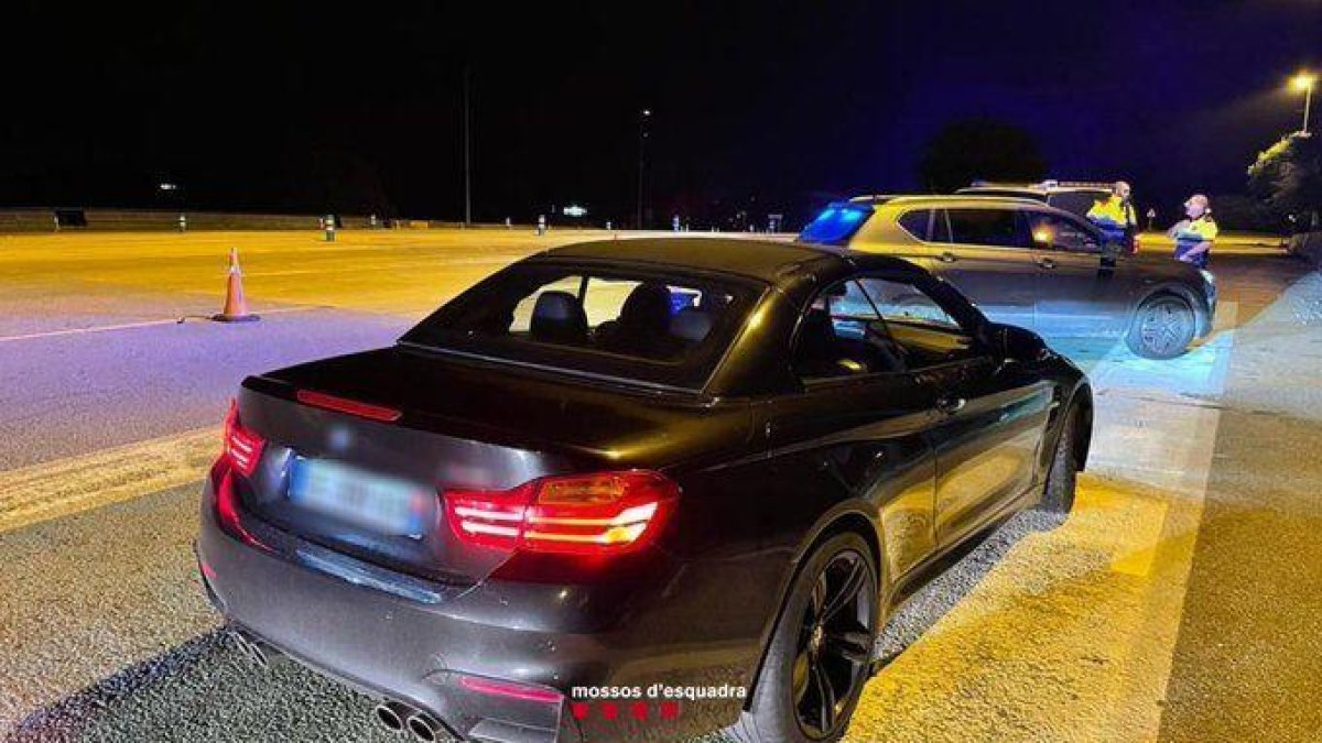 Pillado un conductor a 248 km/h y bebido por un tramo gerundense de la AP-7