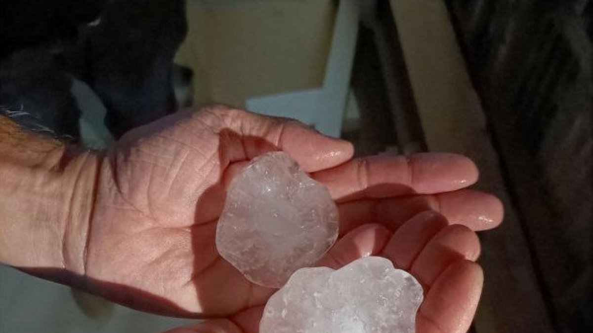 La lluvia causa daños por piedra en las comarcas de Tarragona